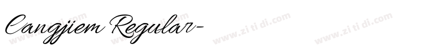 Cangjiem Regular字体转换 Cangjiem Regular字体转换